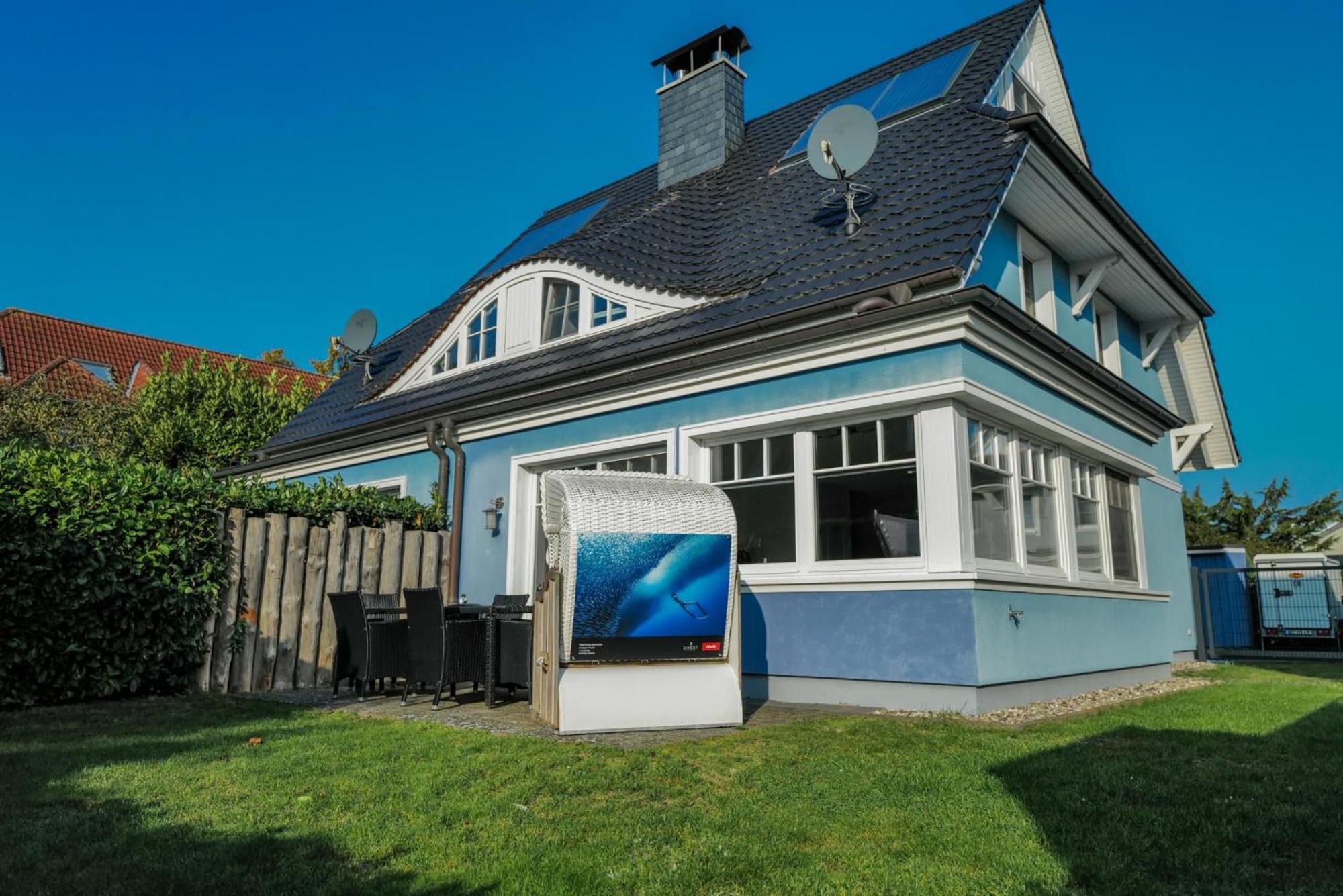 Ostseelagune Zingst, Exklusive Dhh, Strandnah, Sauna, Kamin, 3 Sz, 2 Baeder, Glasfaser, Haustierfrei, Garten Mit Suedterrasse, E-Ladesaeule, 2 Stellplaetze, Strandkorb, Fahrradschuppen, Waschmaschine, Trockner, Nichtraucher エクステリア 写真